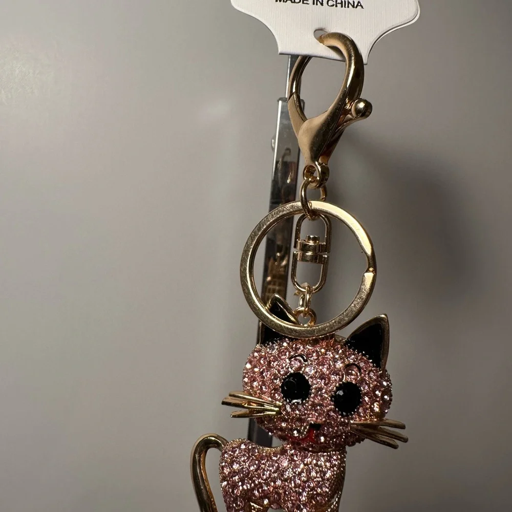 Cat purse charm or key chain NEW - Picture 3 of 5